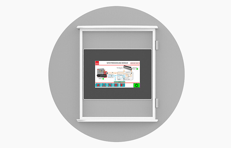 CyberCool Free Cooling Booster Display