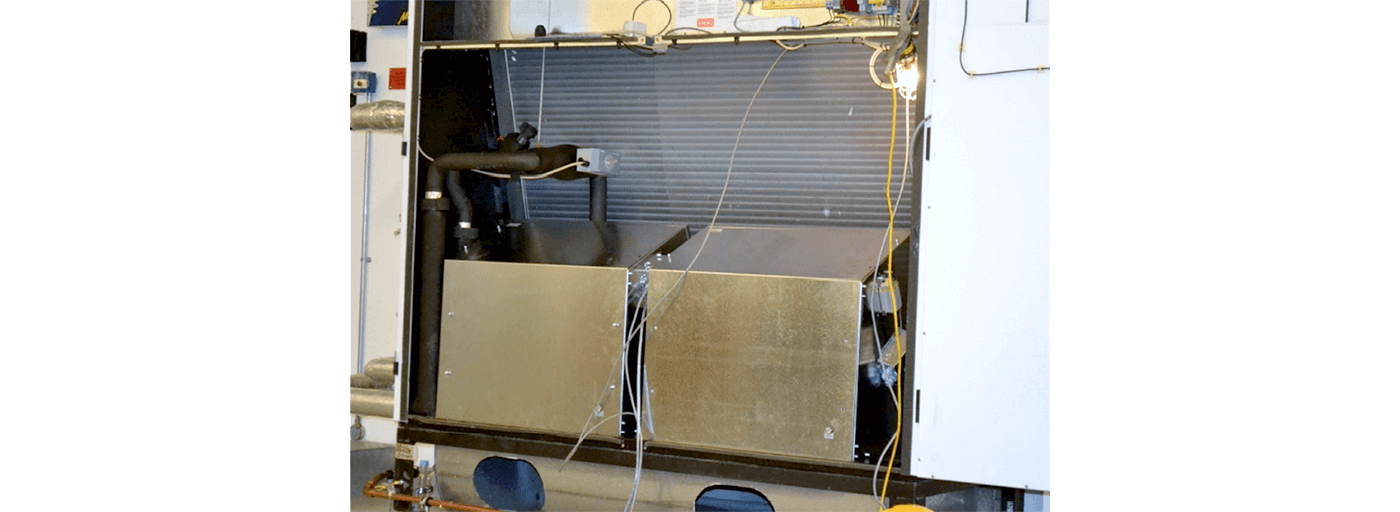 Klimagerät mit umgerüsteten Ventilatoren Diamond Light Source Klimagerät mit umgerüsteten Ventilatoren